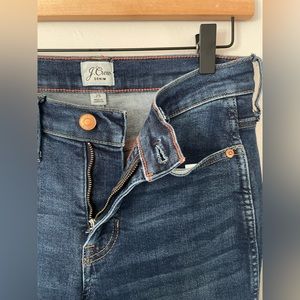 J.Crew medium wash straight legged jean